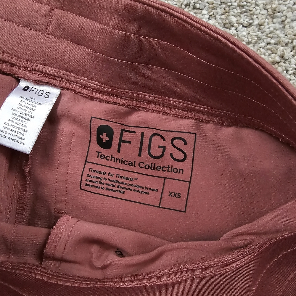 Figs mauve jogger xxs - Picture 2 of 4
